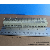 WSM N2007 - N Scale - 6ft Chain-link fence